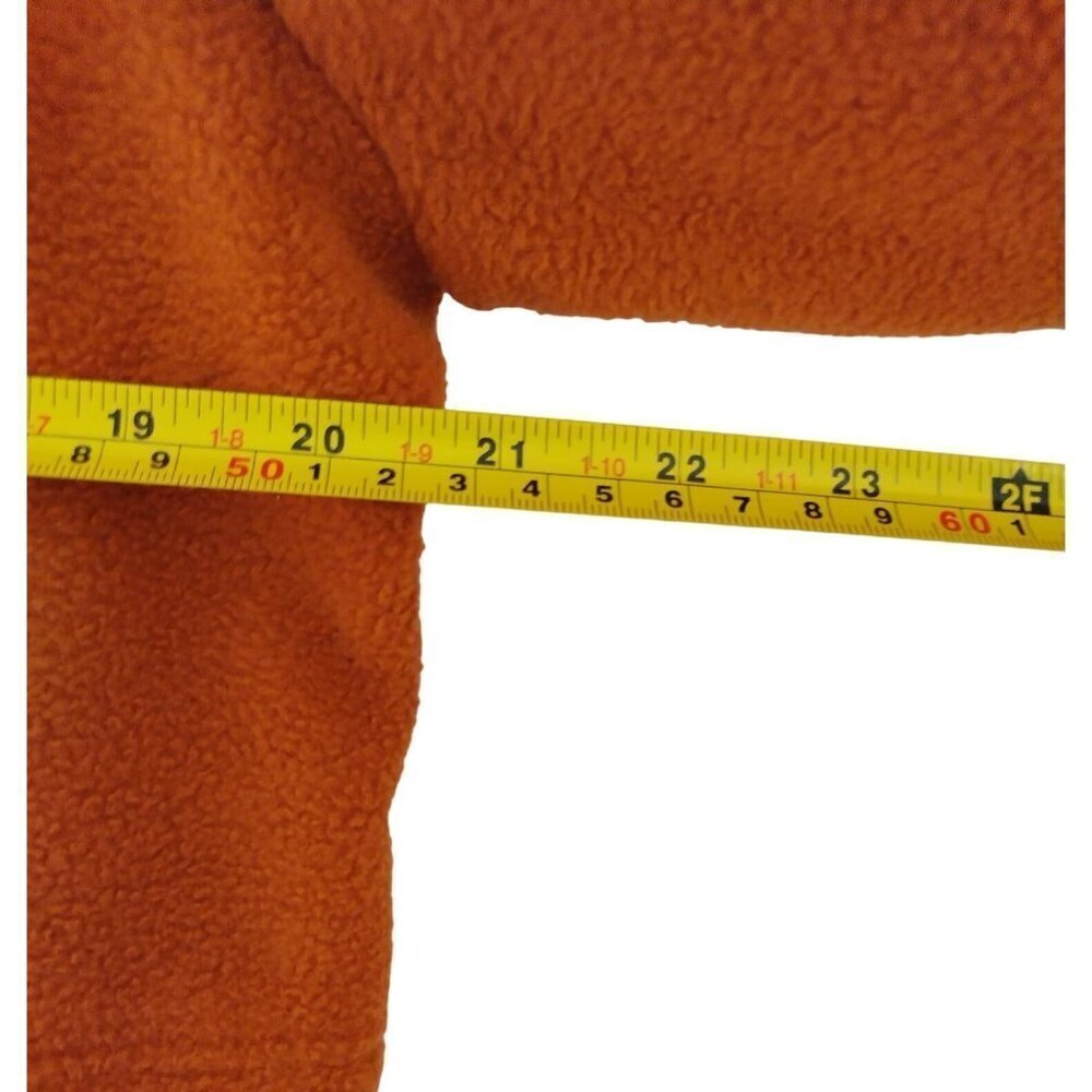 Goodfellow & Co Recycled Polyester Orange Fleece Jacket Mens Large. NWT - Picture 9 of 9